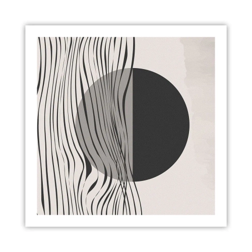 Affisch - Halvdan komposition - 60x60 cm