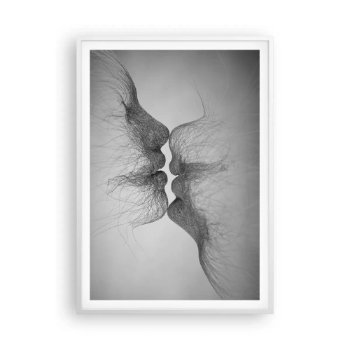 Affisch i vit ram - Vindens kyss - 70x100 cm