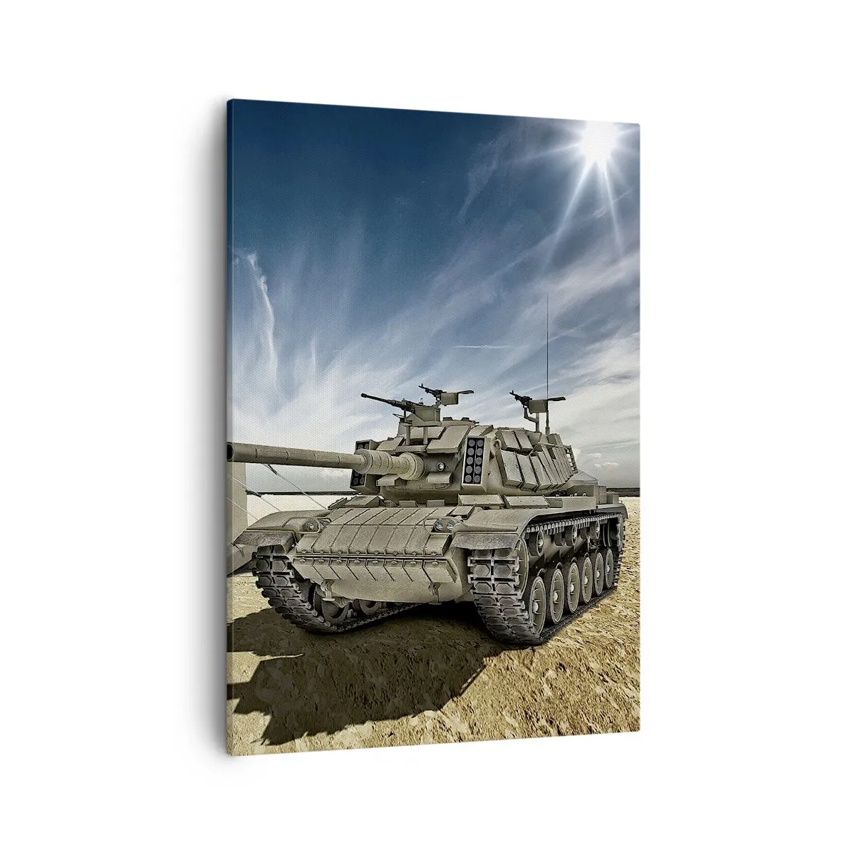 Canvastavla - Bild på duk - Militär dröm - 50x70 cm