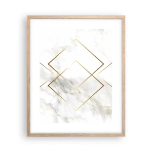 Affisch i ram av ljusek - Utsikt över oändlighet - 40x50 cm