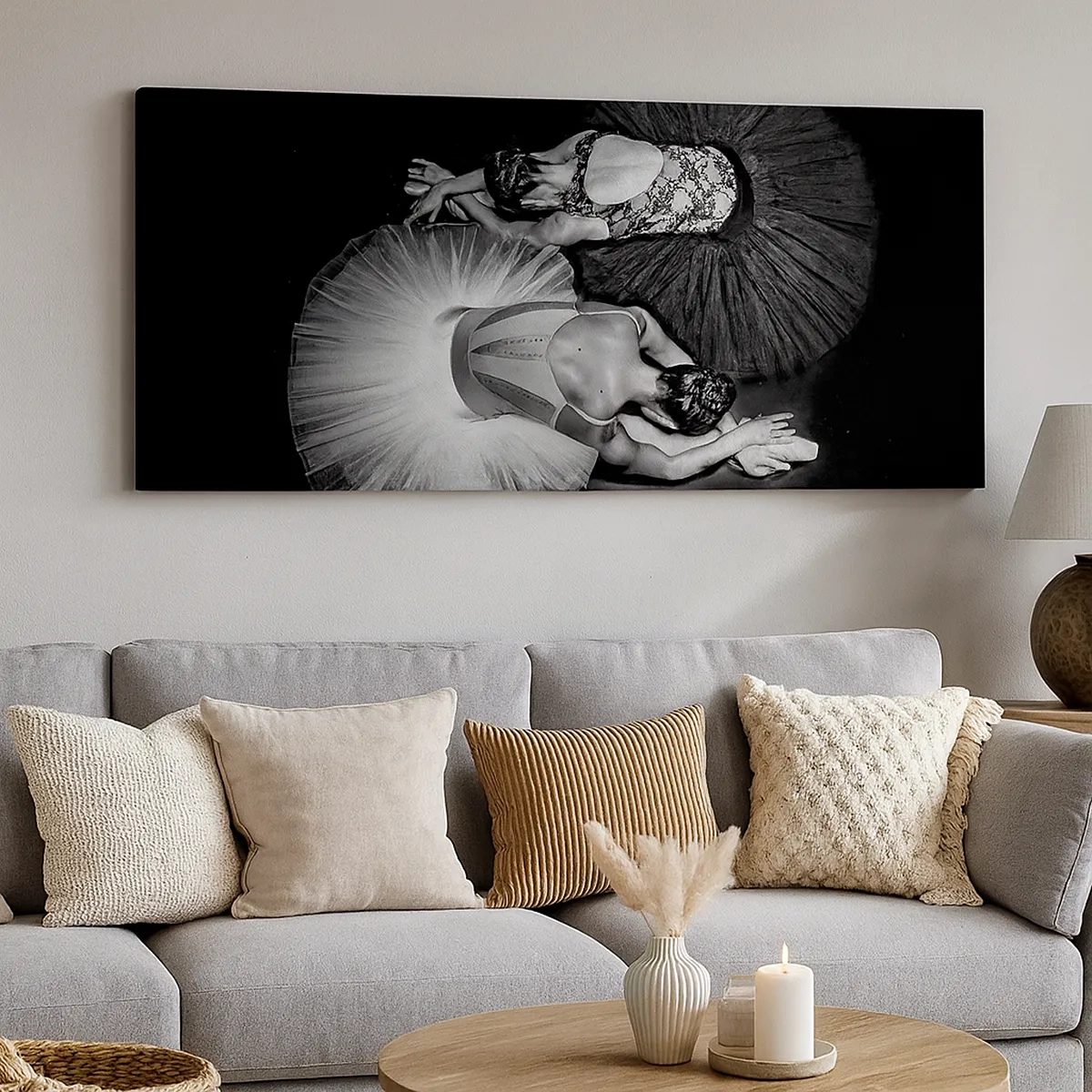 Canvastavla - Bild på duk - Jin och jang – den perfekta balansen - 30x30 cm