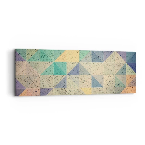 Canvastavla - Bild på duk - Trianglarnas republik - 90x30 cm