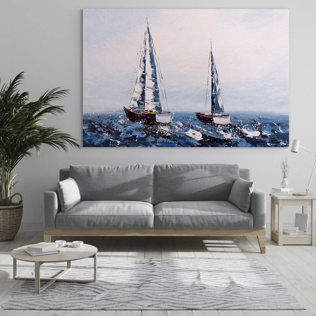 Glastavla - Bild på glas - Vindens broderskap - 100x70 cm