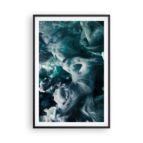 Affisch i svart ram - Färg i rörelse - 61x91 cm