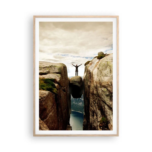 Affisch i ram av ljusek - Hur jag mår?! - 70x100 cm