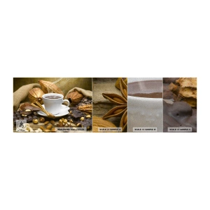 Provbit av fototapet Premium Sand - För de som söker upplevelser - Gastronomi, Choklad, Kaffe - 100x30 cm