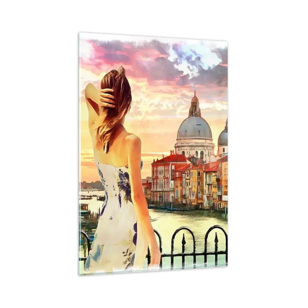 Glastavla - Bild på glas - Äventyr endast i ... - 80x120 cm