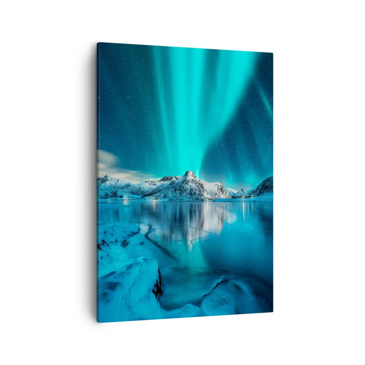Canvastavla - Bild på duk - Ljusets natt - 50x70 cm