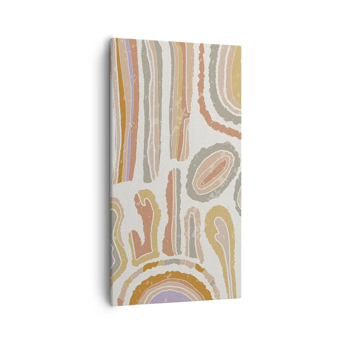 Canvastavla - Bild på duk - Färgglada tvärsnitt - 55x100 cm