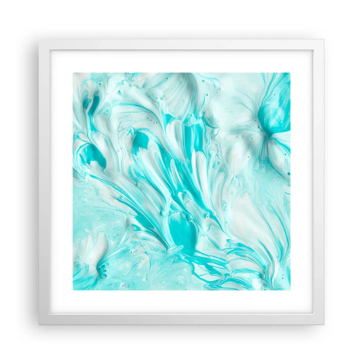 Affisch i vit ram - Alltid tillsammans - 40x40 cm