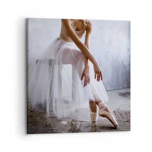 Canvastavla - Bild på duk - Innan rampljuset tänds - 70x70 cm