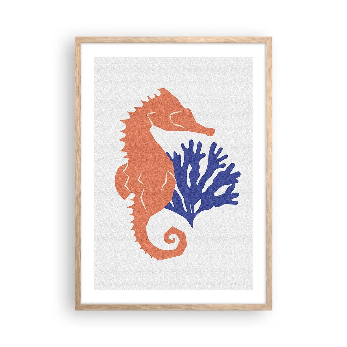 Affisch i ram av ljusek - På en äng under vattnet - 50x70 cm