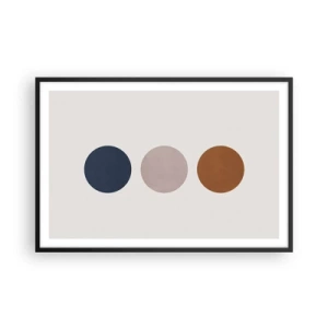 Affisch i svart ram - Perfektionens symbol - 91x61 cm