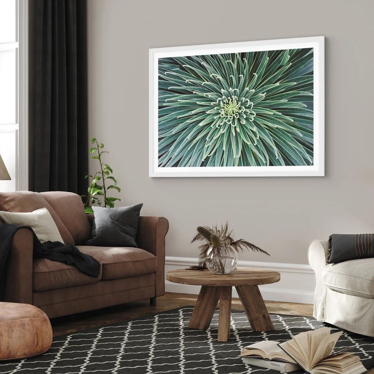 Affisch i vit ram - Stjärna föds - 91x61 cm