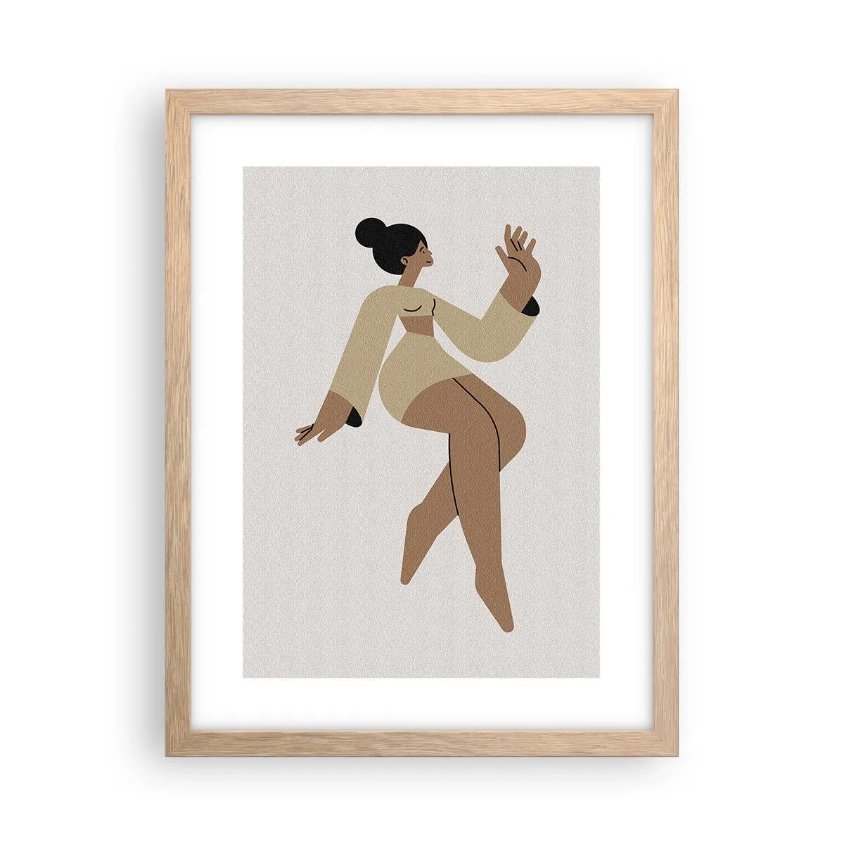 Affisch i ram av ljusek - Form av stil - 30x40 cm