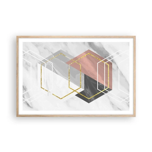 Affisch i ram av ljusek - Kedjekomposition - 91x61 cm