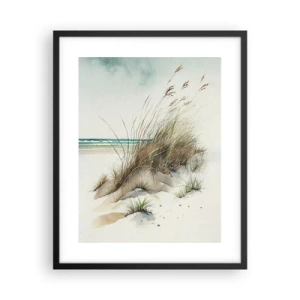Affisch i svart ram - Inlindad i sand - 40x50 cm