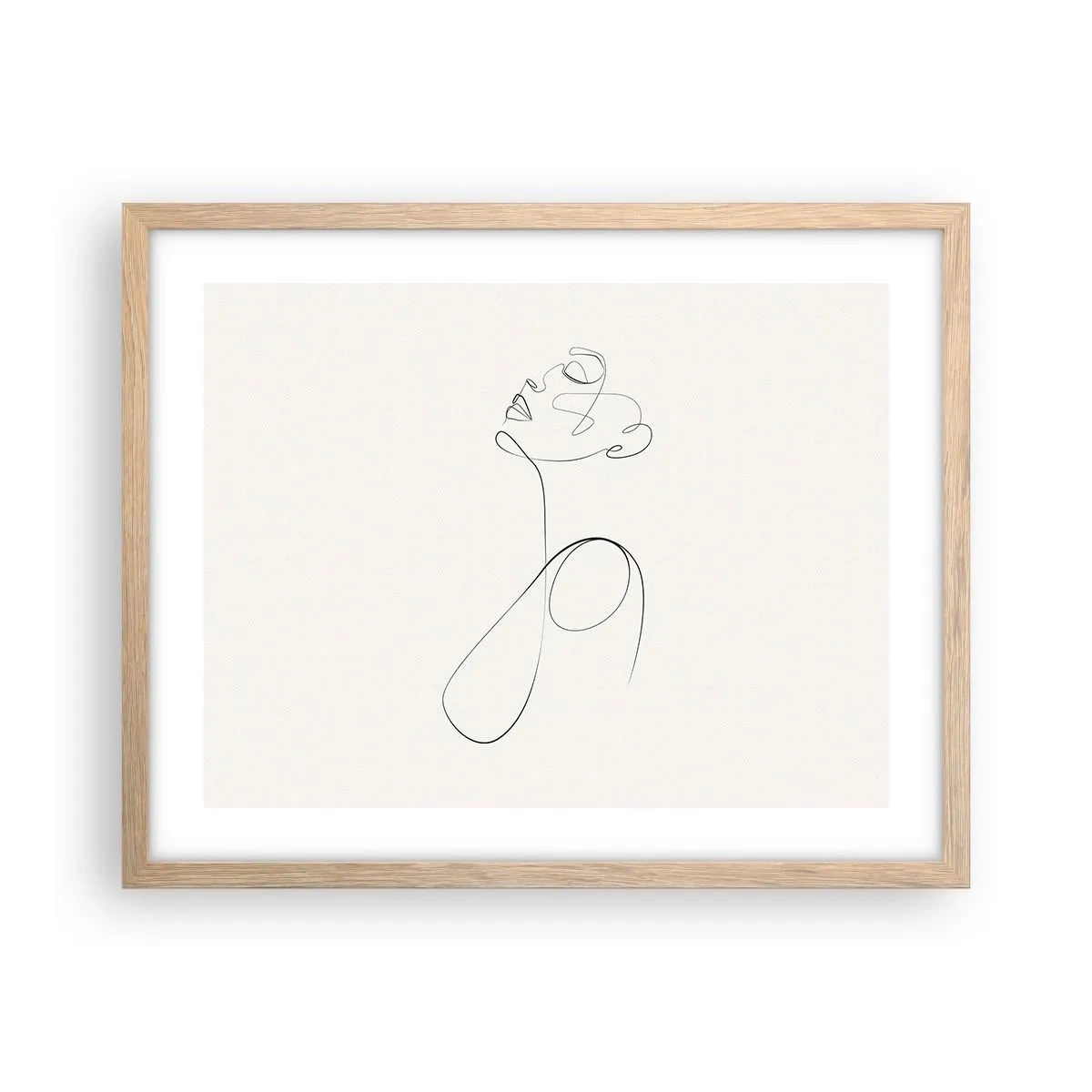 Affisch i ram av ljusek - Förvirrad i drömmarna - 50x40 cm