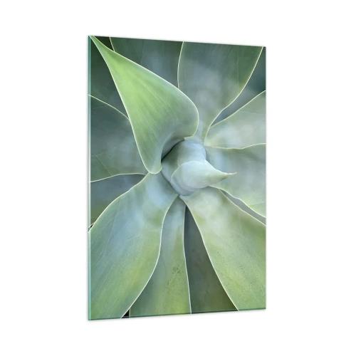 Glastavla - Bild på glas - Det gröna föds - 50x70 cm