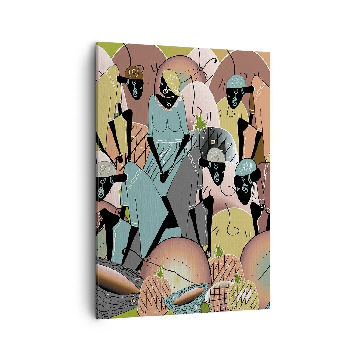 Canvastavla - Bild på duk - Högtiden kommer - 50x70 cm