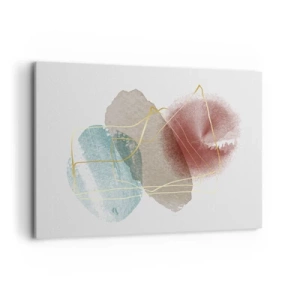 Canvastavla - Bild på duk - Rummets pärlor - 100x70 cm