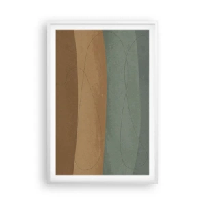 Affisch i vit ram - Horisontell komposition - 61x91 cm