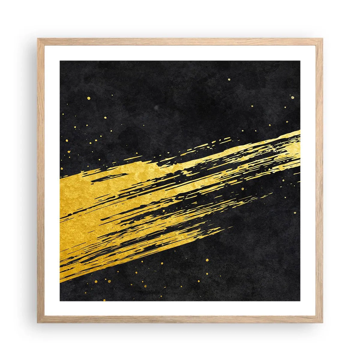 Affisch i ram av ljusek - Hoppa in i hyperrymden - 60x60 cm