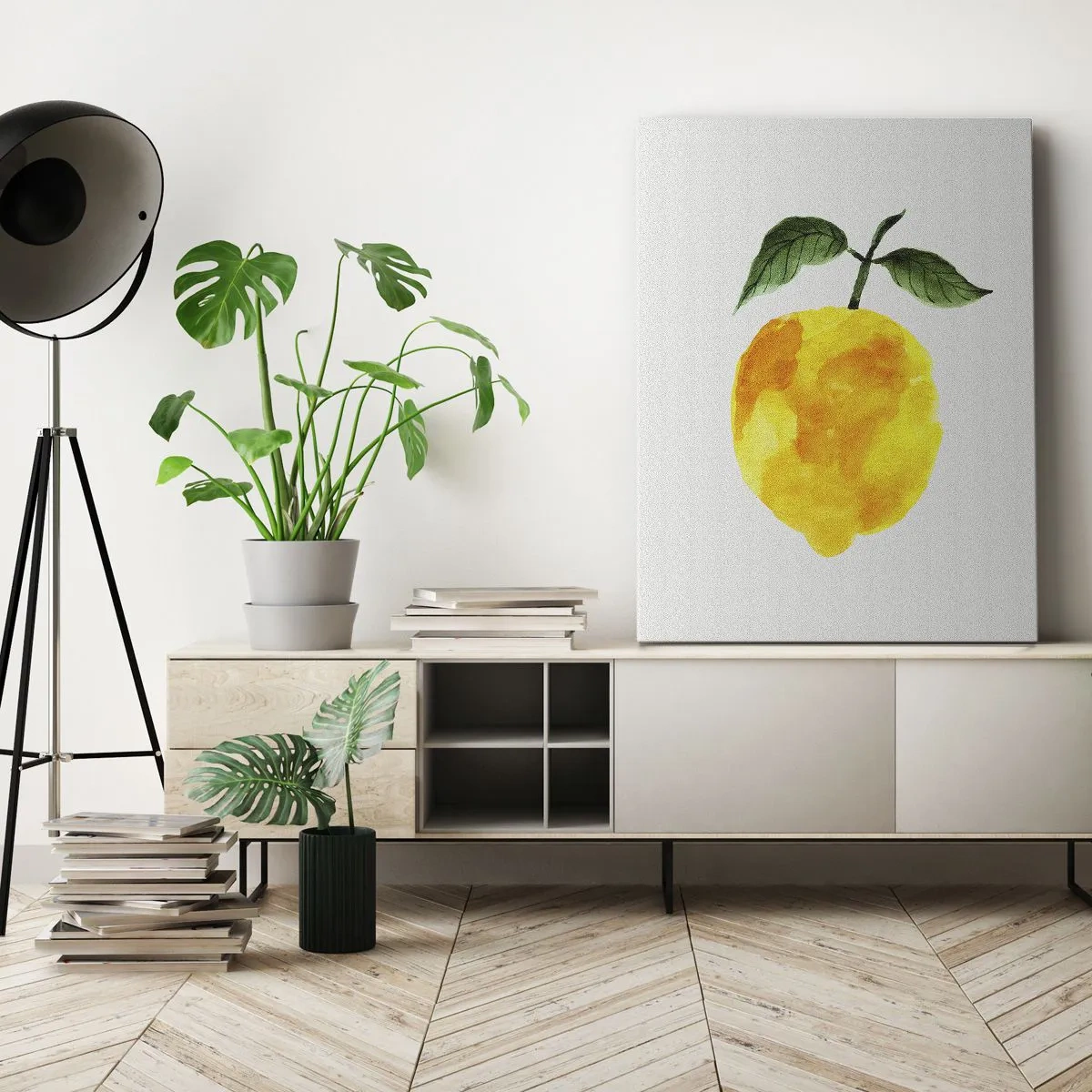 Canvastavla - Bild på duk - Hur man känner smaken av solen - 45x80 cm