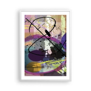 Affisch i vit ram - Rakt fram eller runt - 50x70 cm