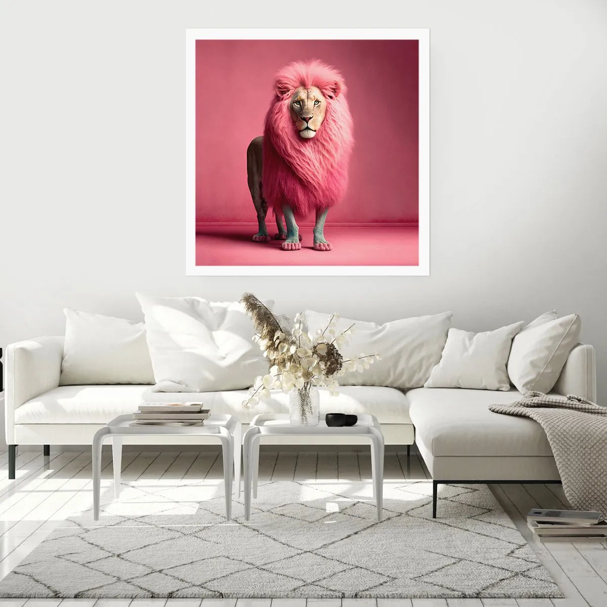 Affisch - Och du är inte längre rädd - 60x60 cm