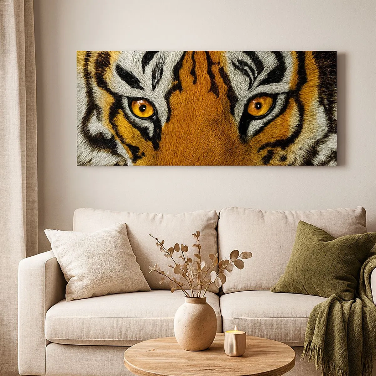 Canvastavla - Bild på duk - Farlig och vacker - 100x40 cm