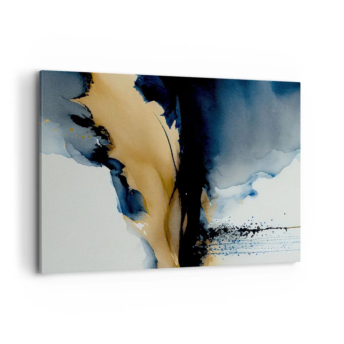 Canvastavla - Bild på duk - Bakom ridån - 100x70 cm