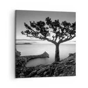 Canvastavla - Bild på duk - Ro enda fram till horisonten - 50x50 cm
