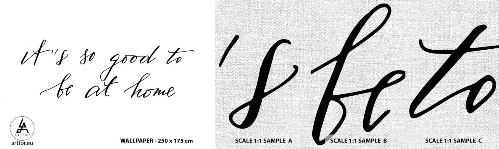 Provbit av fototapet Premium Canvas - Hela sanningen - Typografi, Bekräftelse, Maxim - 100x30 cm