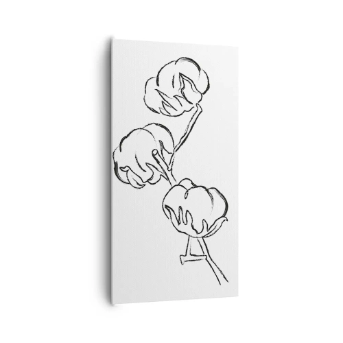 Canvastavla - Bild på duk - Bomullsdun - 65x120 cm