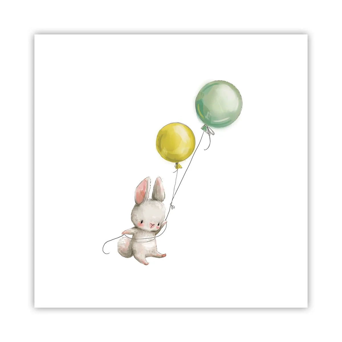 Affisch - Jag flyger med! - 30x30 cm