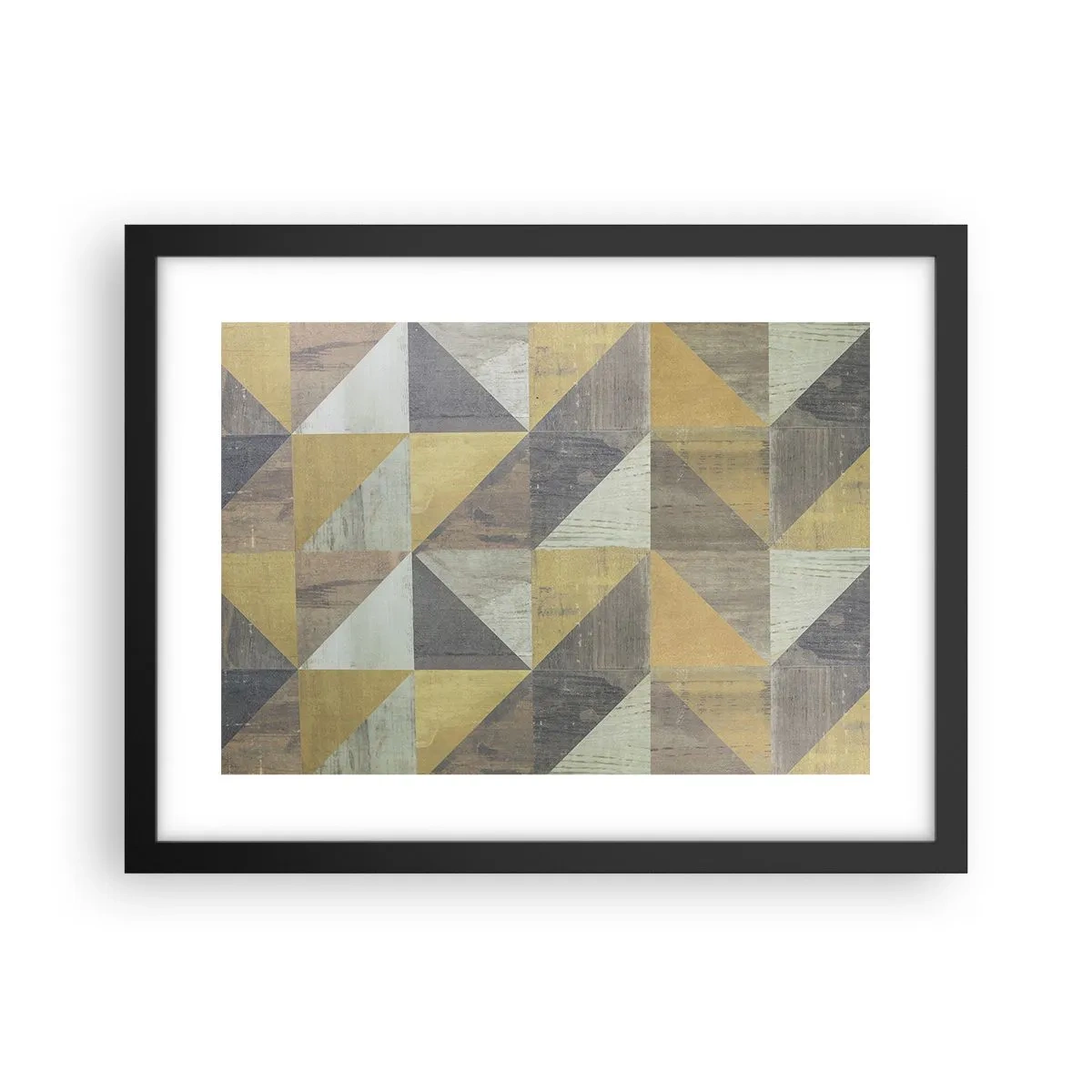 Affisch i svart ram - Under triangelns vinkel - 40x30 cm