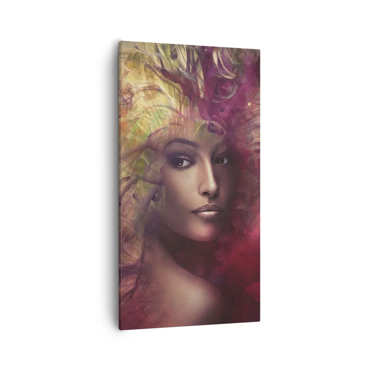 Canvastavla - Bild på duk - Här är jag! - 55x100 cm