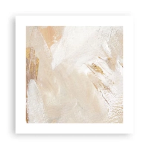 Affisch - Pastellfärgad komposition - 40x40 cm