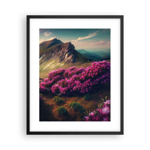 Affisch i svart ram - Sommar i fjällen - 40x50 cm