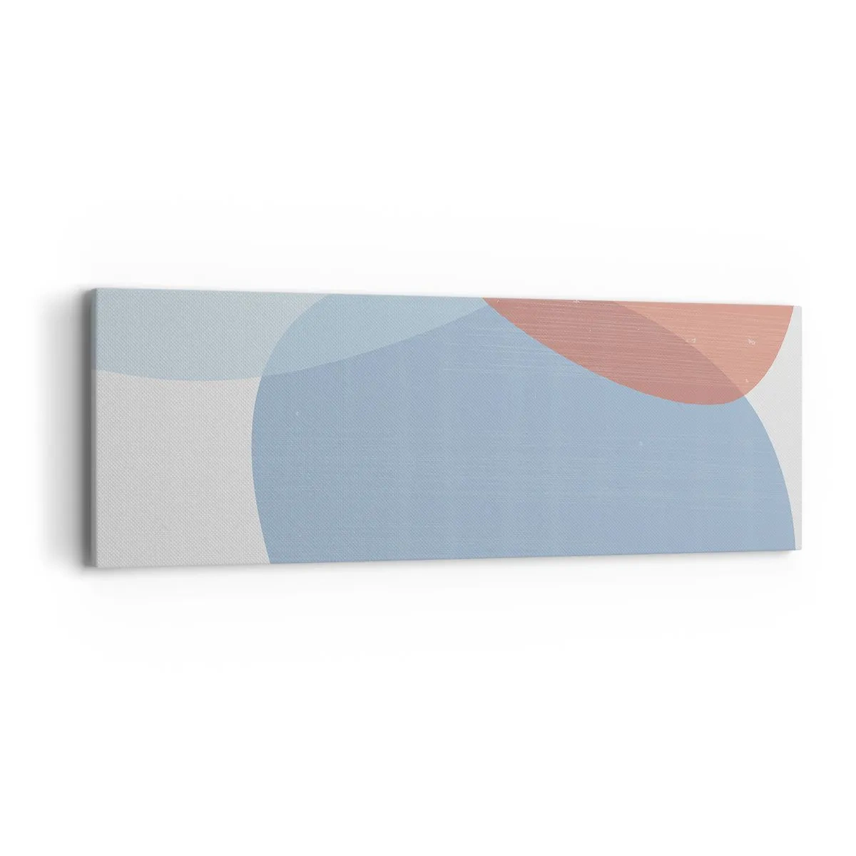 Canvastavla - Bild på duk - Pastellfärgade relationer - 90x30 cm