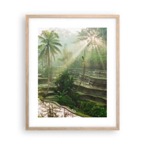 Affisch i ram av ljusek - Växa upp i solsken - 40x50 cm