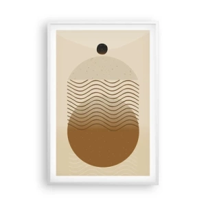 Affisch i vit ram - Om geometriska figurers ursprung - 61x91 cm