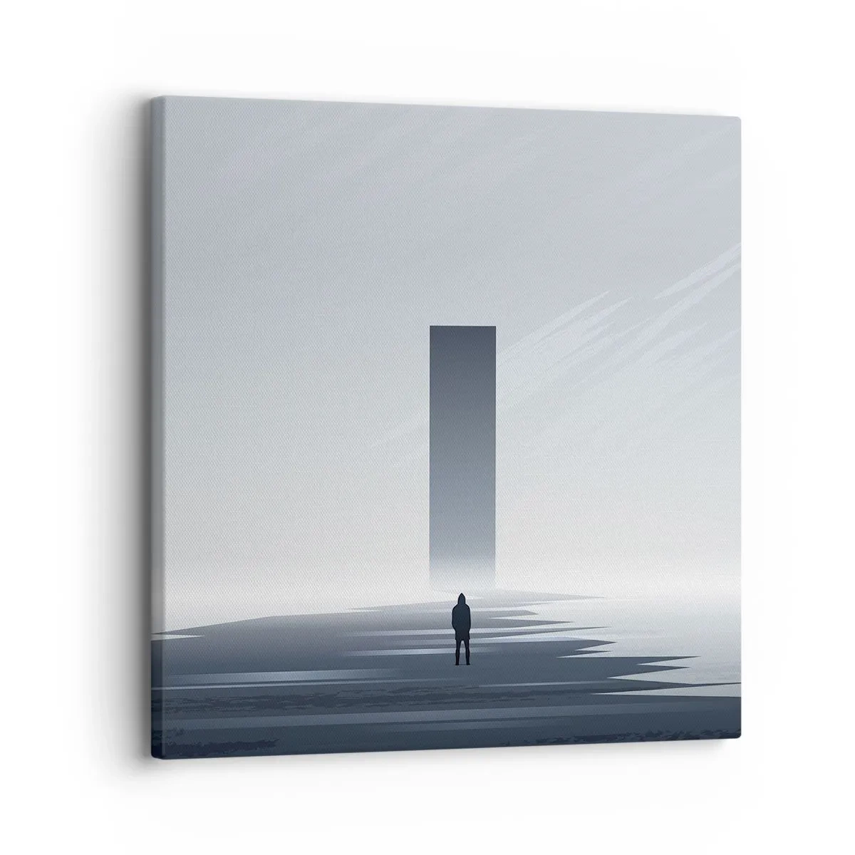 Canvastavla - Bild på duk - Möjlighet eller hot? - 30x30 cm