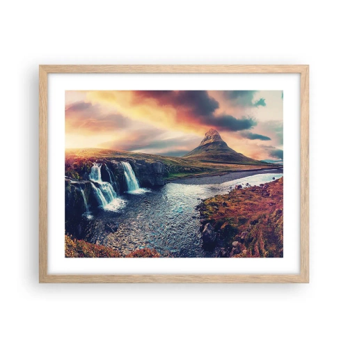 Affisch i ram av ljusek - I naturens majestät - 50x40 cm
