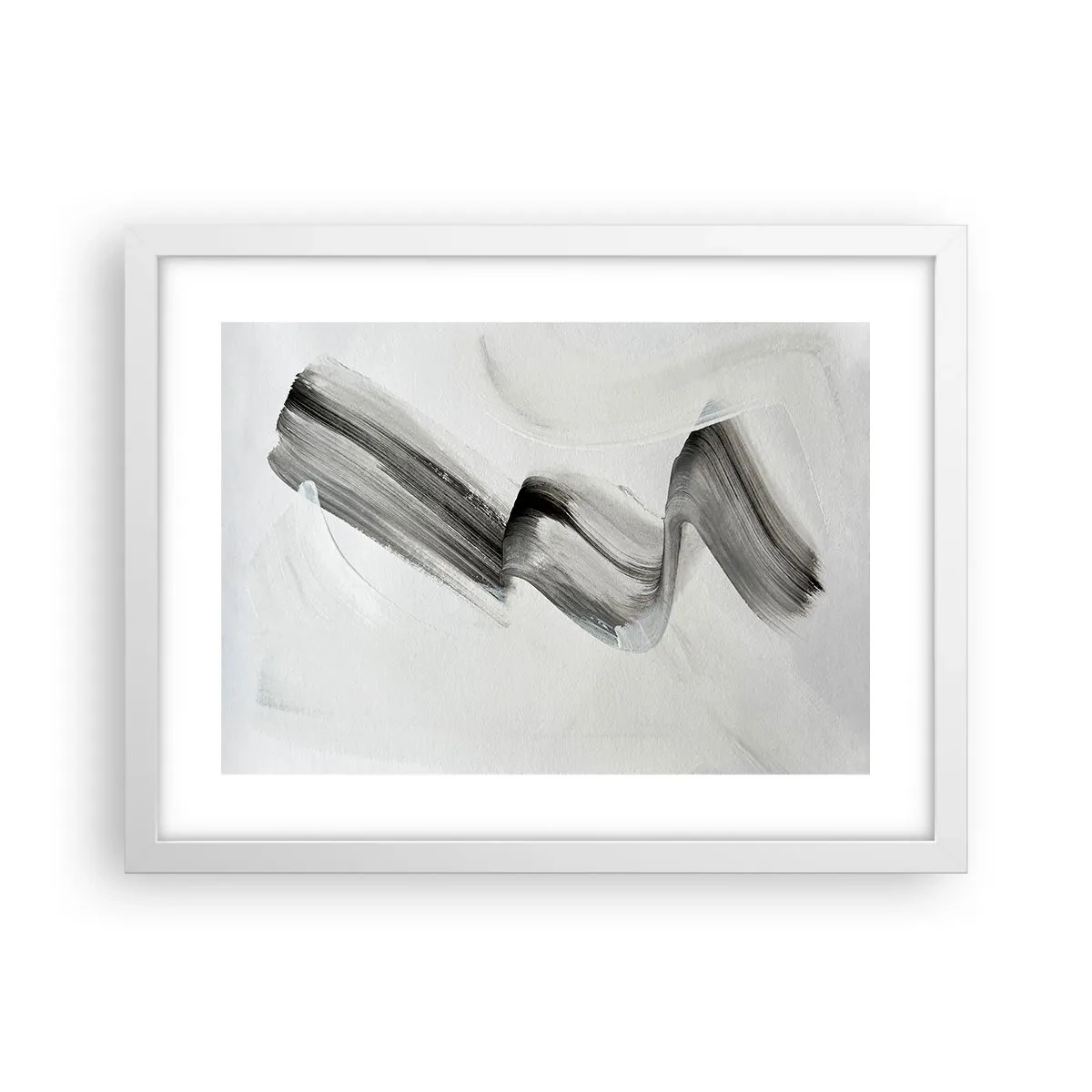 Affisch i vit ram - Bara för skojs skull - 40x30 cm