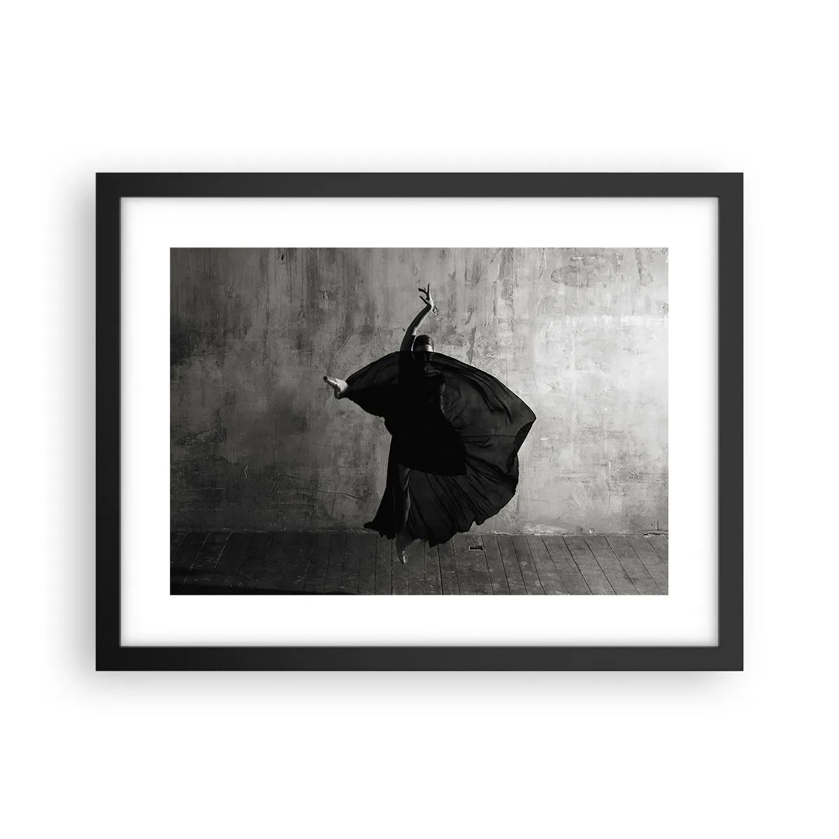 Affisch i svart ram - Full av passion - 40x30 cm