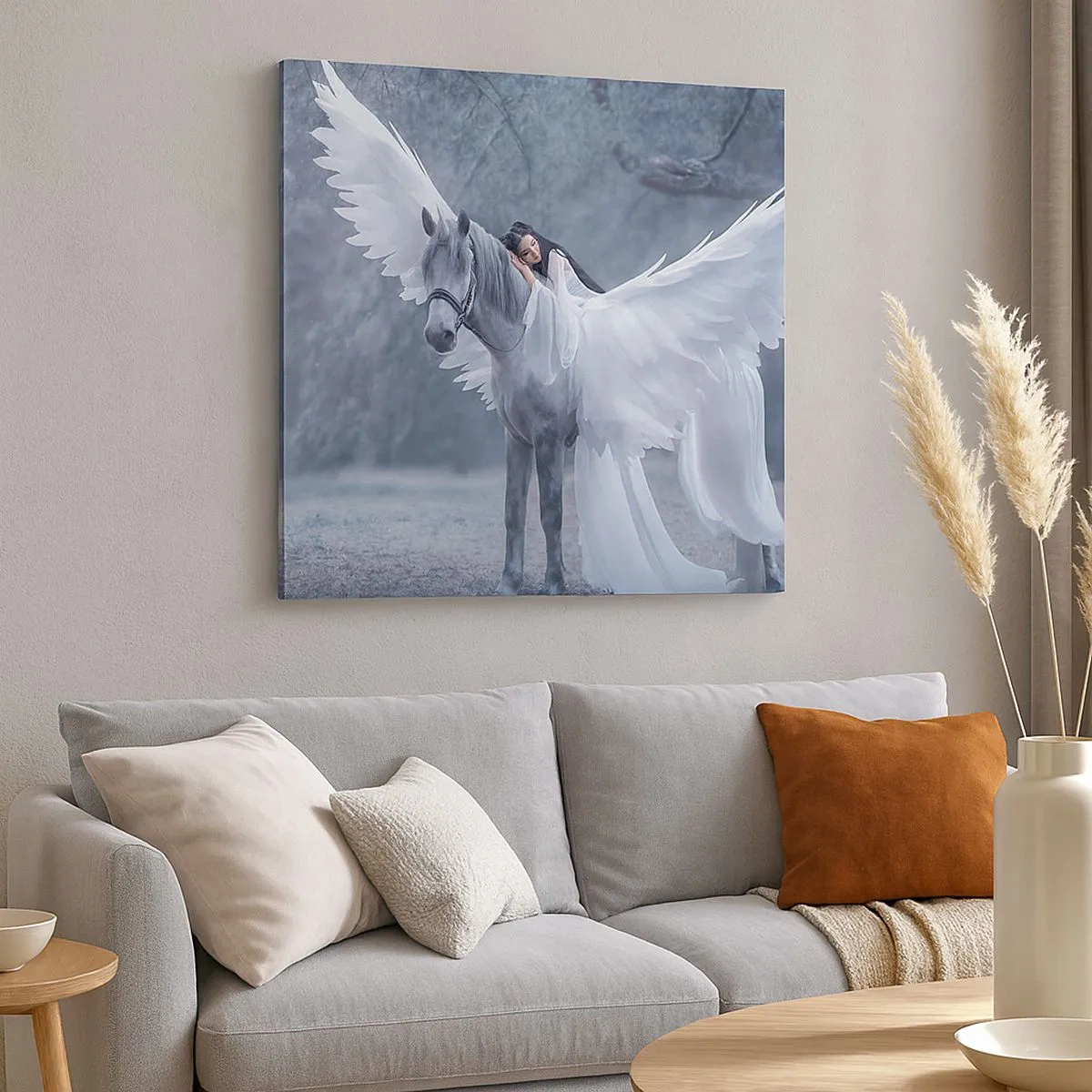 Canvastavla - Bild på duk - En stund full av inspiration - 30x30 cm