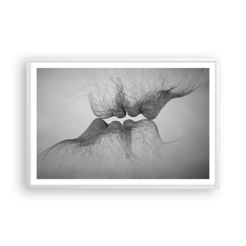 Affisch i vit ram - Vindens kyss - 91x61 cm