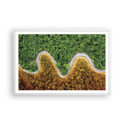 Affisch i vit ram - Gränser och genombrott - 91x61 cm